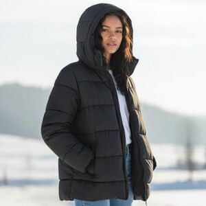 Divided Black Puffer Jacket